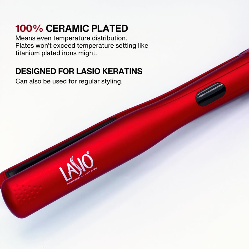 LASIO 1 Inch Pro Straight Ceramic Flat Iron Hair Straightener