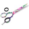 Kazuko Flower Line Hairdressing Scissors 13.97 cm Stainless Steel Extra