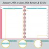 2025-2026 Monthly Planner - January 2025 - June 2026, Two