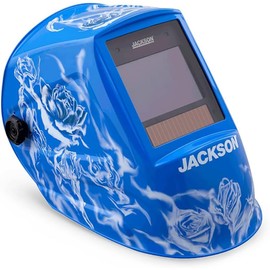Jackson Safety Premium Graphic Welding Hood with ADF - Ultra Lightweight Auto Darkening Welding Helmet - ANSI Z87.1 (Multiple Styles)