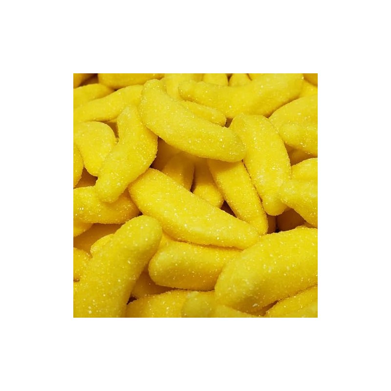 Candy Retailer Sugar Coated Gummi Bananas 1 Lb