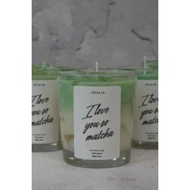 Velas Aromática Artesanal - Matcha Latte                                                                                                              
