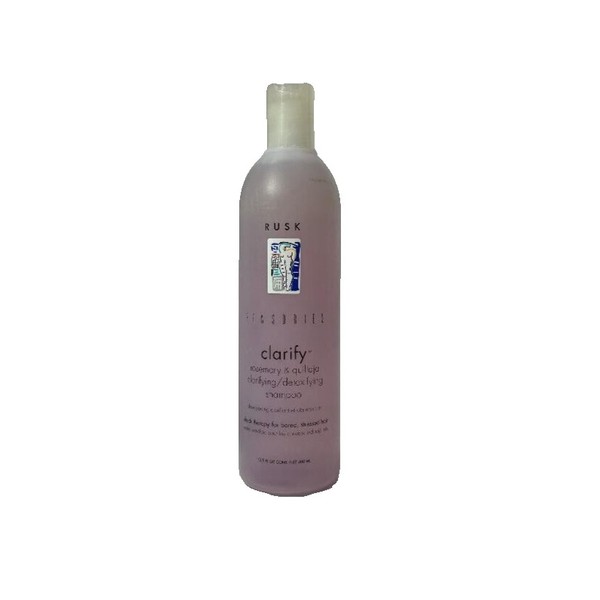 Rusk Sensories Clarify Rosemary & Quillaja Clarifying Detoxifying Shampoo 13.5oz