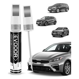 Pintura de Retoque Compatible con Kia Coincidencia Exacta 2 en 1 Pintura de Retoque para Reparación de Astillas y Rayones (Gris Acero (KLG))
