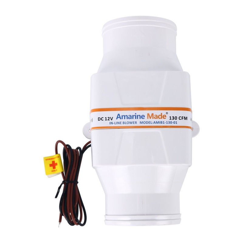 Amarine Made Marine Boat 12v Electric in Line Bilge Air