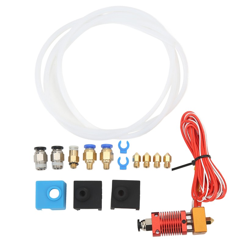 Assembled Hotend Kit for Ender 3 with Pneumatic Fittings Thermistor