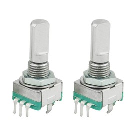 WMYCONGCONG 10 PCS 20MM EC11 Rotary Encoder Code Switch 7 Pins Digital Potentiometer with Knob Cap