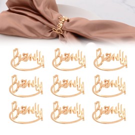 Pack of 9 napkin rings, gold, napkin rings, Christmas, napkin ring, napkin rings, napkin rings, napkin ring, gold