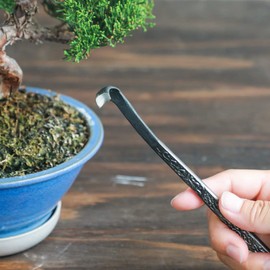 Wazakura Bonsai Scraper Gouge Chisel with Rounded Blade Made in Japan, Shari Carving Tool, Japanese Dead Wood and Bark Grafting Cutter - Round Blade Gouge Chisel Scraper