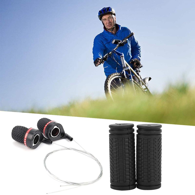 Tyenaza Bicycle Speed Shifter Mountain Bike Front Derailleur Handle Twist