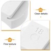 Tofficu 6Pcs Superior Nylon Dies for Ring Bender, Nylon Dies