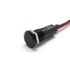 Alpinetech PLB12MS 12mm 1/2" 12V LED Metal Signal Indicator Pilot