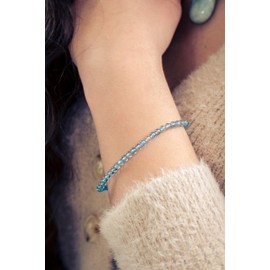 Lebensquelle Plus Mini Ball Bracelet, 4 mm, High-Quality Gemstone Bracelet, Gemstone