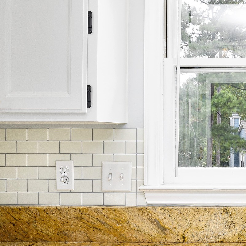 Ravinte 30 Pack 15 Pairs 1/2 inch Overlay Kitchen Cabinet