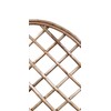 Round Top Debarked Willow Trellis Panel