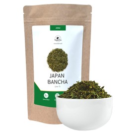 WonderTea Japan Bancha Green Tea Loose Leaves, 100 g, Japanese Green Tea Aromatic Mild Green Tea Bancha