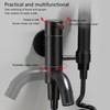 G1/2 Bidet Sprayer Handheld Black Alloy Toilet High Pressure Sprayer