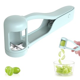 JINJUMEI Tomato Cutter Fruit Cutter Multifunctional Stainless Steel Banana Cutter Salad Cutter Kitchen Tools for Toddlers Baby Grape Cutter Quarter Cutter for Cutting Tomatoes