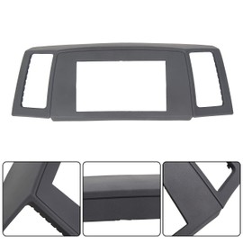 7BLACKSMITHS Double Din Radio Dash Compatible with 2005-2007 Jeep Grand Cherokee Dash Install Radio Kit Navigation Radio Bezel with Wiring Harness Antenna Adapter