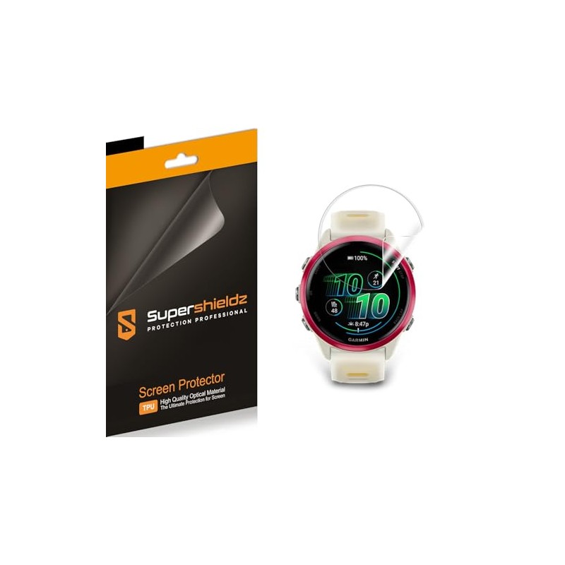 Supershieldz (3 Pack) Designed for Garmin Forerunner 570 (42mm) Screen