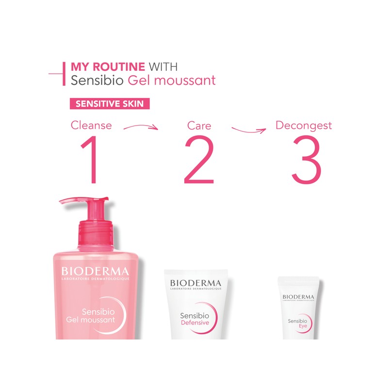 Bioderma Sensibio Gel Moussant Soothing Cleansing Foaming Gel 200ml