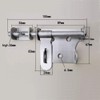 1 Piece Stainless Steel Slide Bolt Latch, Gate Latch, Sliding