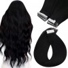 sunny hair Extensiones De Cabello 50gr 22in #1 Jet Negro