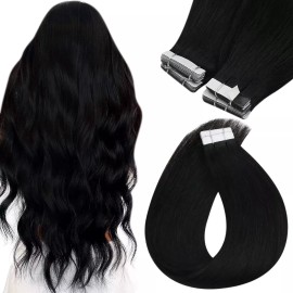 sunny hair Extensiones De Cabello 50gr 22in #1 Jet Negro