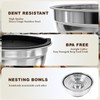 Inmorven Mixing Bowls With Lids Set, Airtight Lids, 6 piece