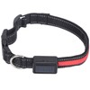 LED Dog Collar USB Rechargeable Solar Luminous Collar Adjustable Lighted