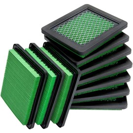 Paquete de 10 Filtros de aire 17211-ZL8-023 - Compatible con motor Honda GCV160, GC160, GCV190, GC190, Husqvarna, Craftsman, Troy-Bilt, cortadora de césped, arado de empuje, limpiador de aire