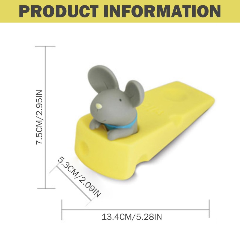 Cute Door Stopper Mice Style Cute Door Stop Non-Slip Doors