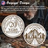 IELCJJ 20 Years Triplate Sobriety Coin - Sobriety Chip -