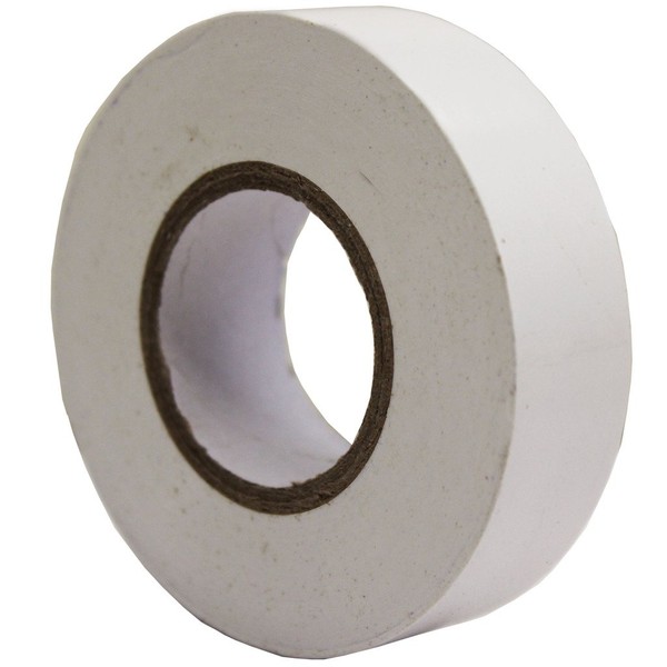 All Trade Direct 1X White Electrical PVC Insulation Tape 19Mm
