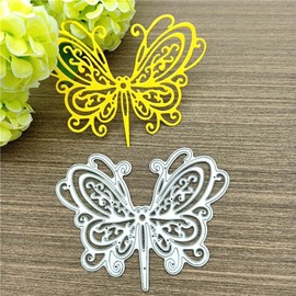 Butterflies Die Cut for Card Making, Butterflies Metal Cutting Dies Congratulations Die Cuts Embossing Stencils Template for DIY Scrap-Booking Decor Wedding Birthday Blessing Card