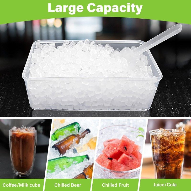 Mini Ice Cube Tray for Freezer: FDDBI Small Ice Trays