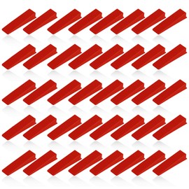 40 Stück Kunststoff-Fliesenkeile – Keile als Fliesenabstandshalter & Bodfliesen-Nivellierwerkzeug für Bad, WC und Küche