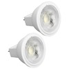 2Pcs MR11 Light Bulb High Brightness 3W 110V Faster Heat