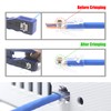 VCE Pass Through RJ45 Crimp Tool Kit, 3-in-1 Ethernet Crimper