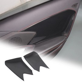 carmotion88 ABS Carbon Car Door Panel Trim Accessories Kit For Corvette C8 Z06 Z51 2020-2024