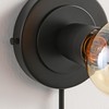 BRIGHTTIA Luna 1-Light Plug-in Wall Sconce - Mid Century Modern