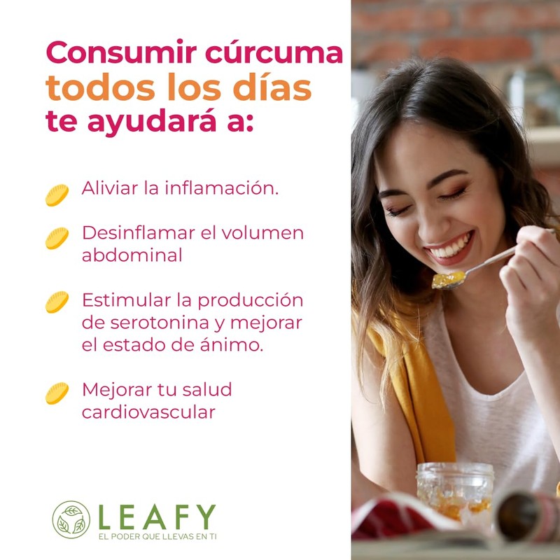 Leafy Pack 2 Cúrcuma en Polvo Orgánica Antiinflamatorio 200g