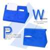 Soft Blues Electrical Blue Pillow Stand with Pocket - Lazy