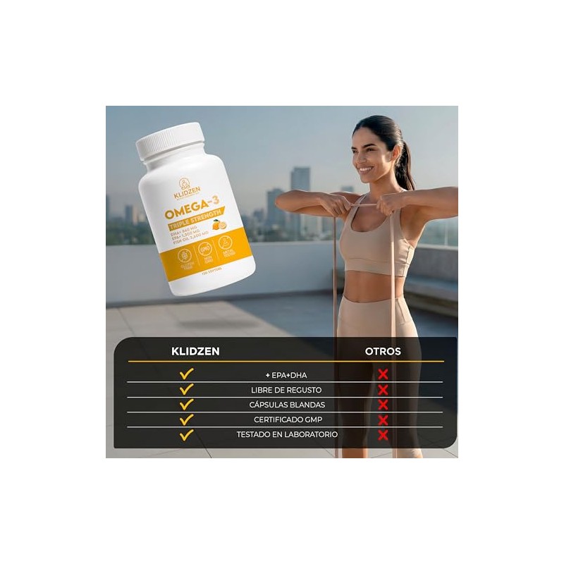 Omega 3 3600 mg con EPA 1300 mg y DHA