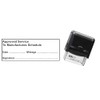 Handy Stamps Service Record Rubber Stamp, Approved Service to Manufactures