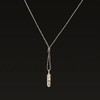 VIE VIE Pencil Pendant, 25-30mm (Clear Quartz)