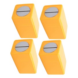 Gatuida 4pcs Safety Razor Blade Disposal Box Metal Container for Secure Storage of Used Blades for Home and Travel Prevents Crosscontamination Multi Scenario Use