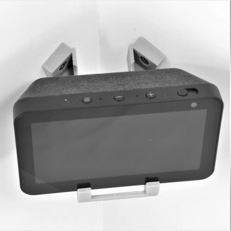 Echo Show 5 Upright Corner Bracket grey