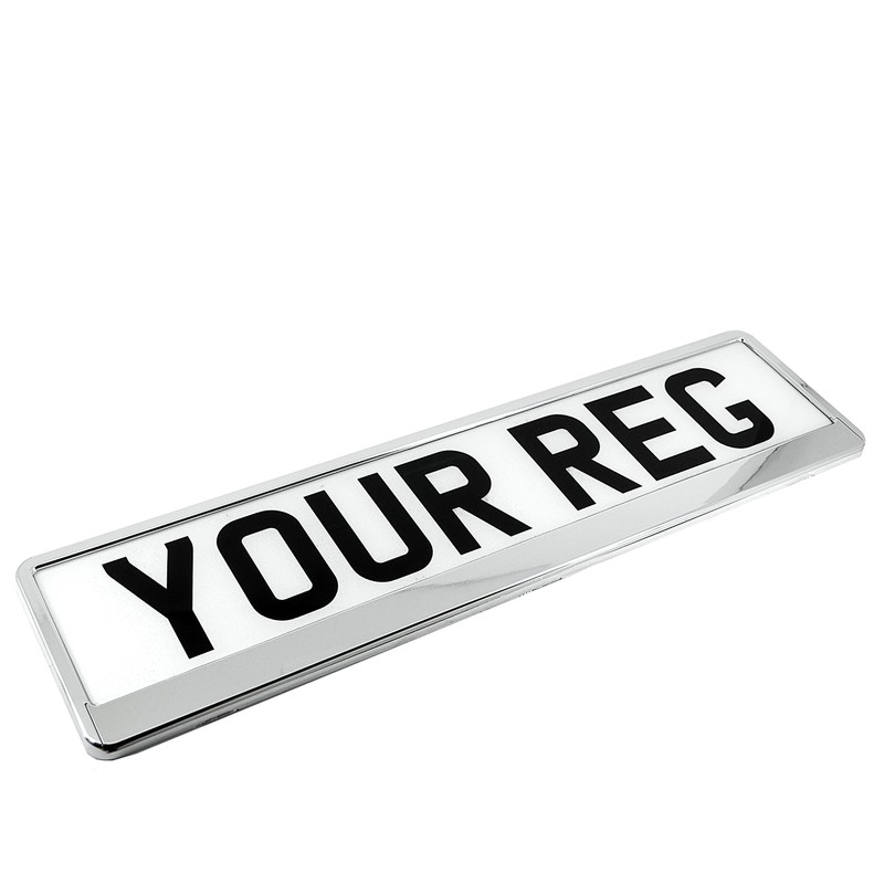 1x TAPORT® CAR REGISTRATION HOLDER FOR ANY CAR, VAN, TRUCK,