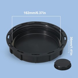 SagaSave IBC Water Tank Lid Cover 162mm, IBC Tote Tank Nozzle Lid for Rain Water Tanks Industry Agriculture Chemical